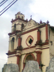 Cúpula del calvario destruida por un rayo