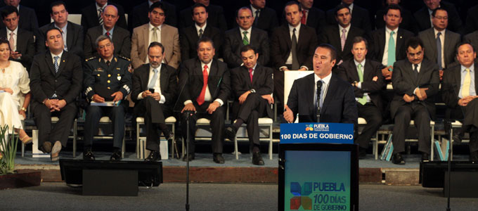 Presenta Moreno Valle informe a 100 días de gobierno Presenta Moreno Valle informe a 100 días de gobierno