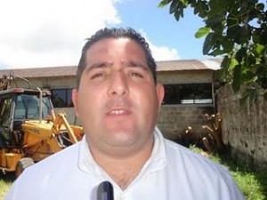 El presidente municipal, Hugo Borzani González
